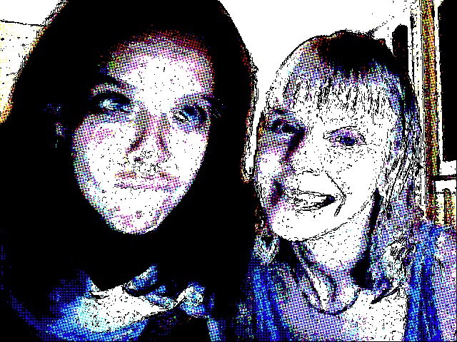 me & mom